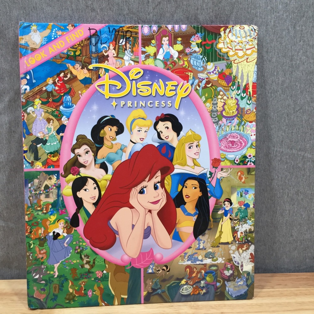 Disney Look and Find Book Princesses